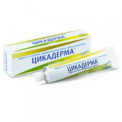 Цикадерма, мазь д/наруж. прим. гомеоп. 30 г