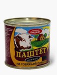 Паштет, Главпродукт 240 г №4 Семейный бюджет Нежный из говяжей печени